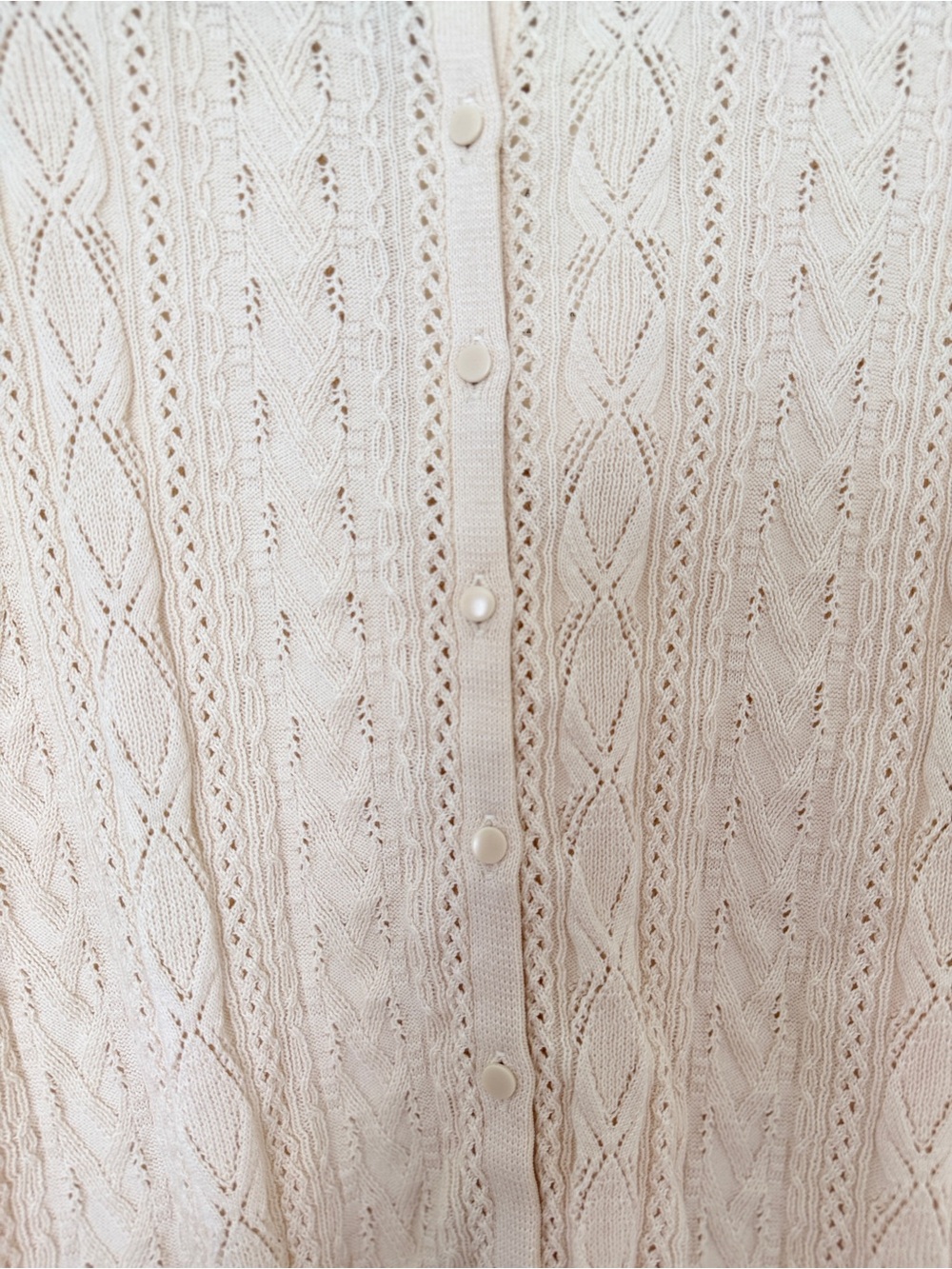 Sezane Ruben Cardigan Cream - Picture 5 of 7